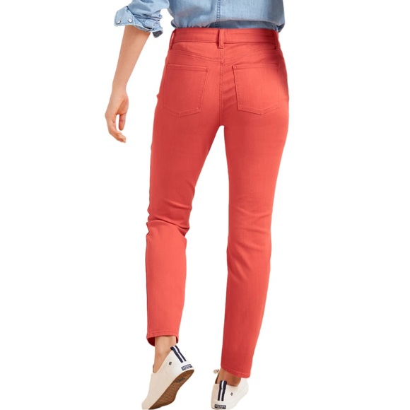 TALBOTS SLIM ANKLE JEANS | Size: 4 | Color: Terracotta - Picture 2 of 10